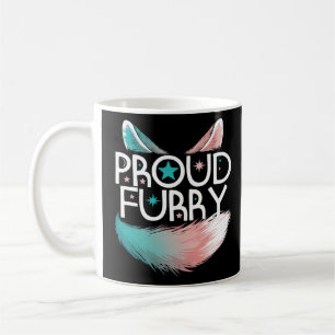フリ誇りを持ったーFandom Furries Tails Ears Furry Person コーヒーマグカップ