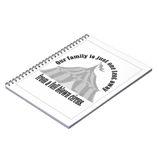 フルおもしろいス遠くにサーカスから一つのテ吹ント ノートブック (左側)