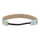 フルのまわりにズ アスレチックヘッドバンド (裏面)