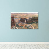 フルイタキャニオン&モニュメントリムドライブ キャンバスプリント (インサイチュ (ウッドフロア))