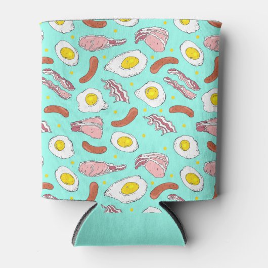 フルイングリッシュフライドブレックファーストベーコンエッグソーセージ 缶クーラー (正面)