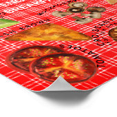 フルイングリッシュブレックファーストカフェフード ポスター (角)