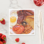 フルイングリッシュブレックファーストナプキンサーヴィット スタンダードランチョンナプキン (インサイチュ)