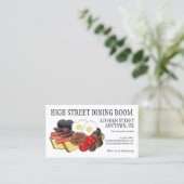 フルイングリッシュブレックファーストUKブリティッシュダイニングルームパブ 名刺 (スタンド正面)