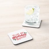 フルオブホリデースピリット – フェスティバルタイポグラフィ コースター (右側)