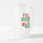 フルオブホリデー応援ビール フロストグラスビールジョッキ (正面右)