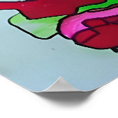 フルオブマイマリーゲージ抽象芸術ファインアート ポスター (角)