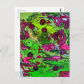 フルオブマイマリーゲージ抽象芸術ファインアート ポストカード (正面/裏面)