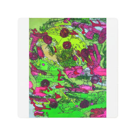 フルオブマイマリーゲージ抽象芸術ファインアート メタルプリント