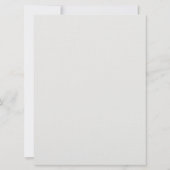 フルオブライフフラット結婚式招待状 招待状 (裏面)