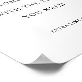 フルカスタム文字、ブルゴーニュ赤面ピ結婚ンク徴候 ポスター (角)