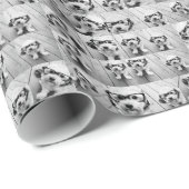 フルカバレッジのお気に入りのフォトコラージュ16写真 ラッピングペーパー (ロールコーナー)