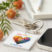 フルカラーで生き、愛する キーホルダー (正面右)