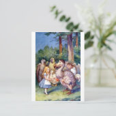 フルカラーのアリス及びドードー ポストカード (スタンド正面)