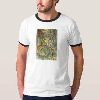 フルカラーのアリス及びJabberwocky Tシャツ
