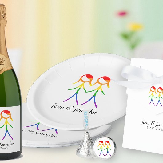 フルカラーの愛 ペーパープレート