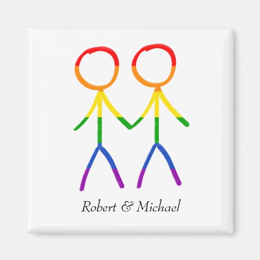 フルカラーの愛 マグネット (正面)