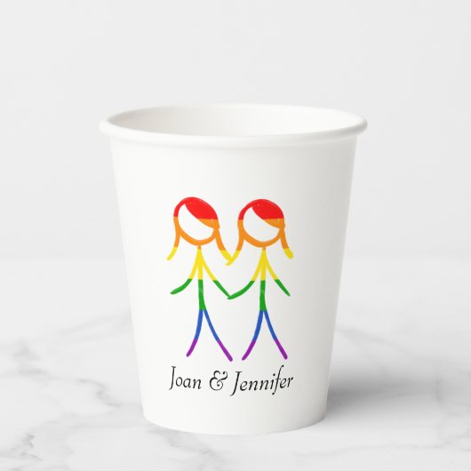 フルカラーの愛 紙コップ (正面)