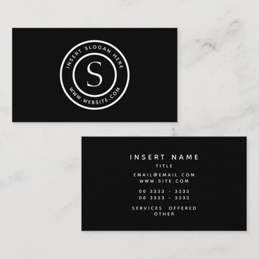 フルカラーカスタマイズロゴのプロフェッショナルモダン 名刺 (正面/裏面)