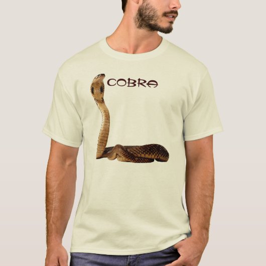 フルカラーコブラはかむために用意します Tシャツ (正面)