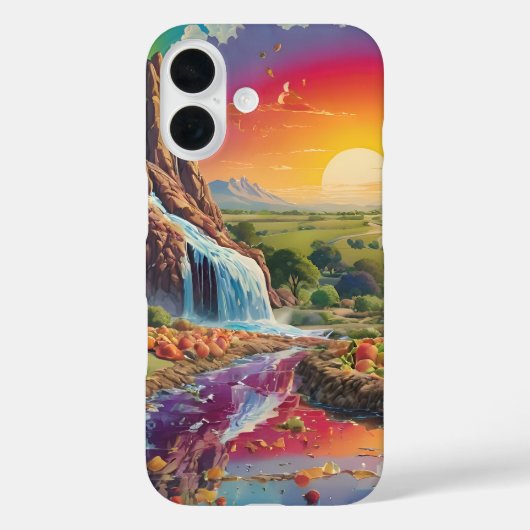 フルカラースペクトルの風景 Case-Mate iPhoneケース (裏面)