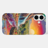フルカラースペクトルの風景 Case-Mate iPhoneケース (裏面 (横))