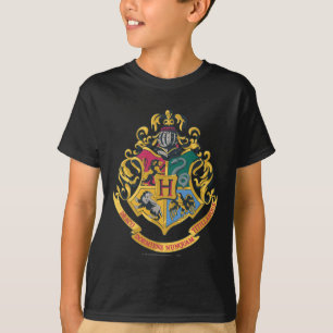 フルカラーハリー・ポッターシリーズ Hogwartsの頂上- Tシャツ