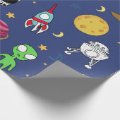 フルカラー宇宙侵入 ラッピングペーパー (角)