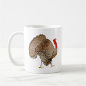 フルカラー感謝祭トルコ コーヒーマグカップ (左)