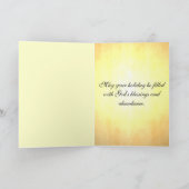 フルカラー感謝祭トルコ シーズンカード (内部)