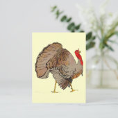 フルカラー感謝祭トルコ シーズンポストカード (スタンド正面)