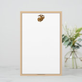 フルカラーEGA – ブロンズ 便箋 (スタンド正面)