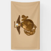 フルカラーEGA – ブロンズ 横断幕 (縦)