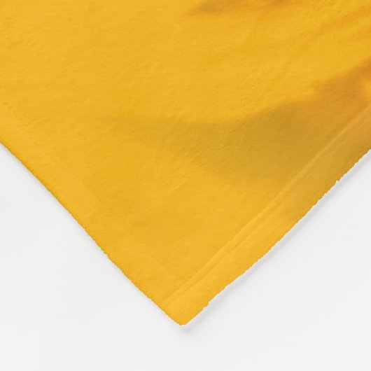 フルギダの美しいルベキア/オレンジコンフォローア フリースブランケット (角)