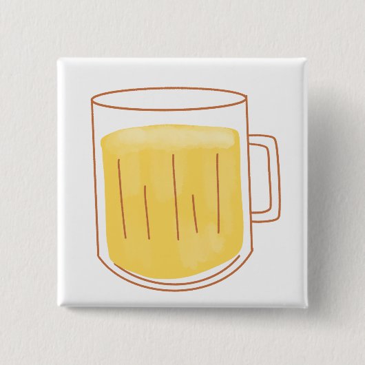フルグラスビール 缶バッジ (正面)