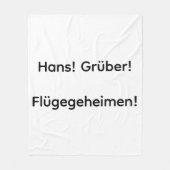 フルゲゲヘイメンフリースブランケット フリースブランケット (正面)