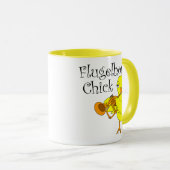 フルゲルホルンシック文字 マグカップ (正面右)