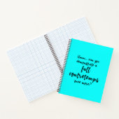 フルコンテンプブライトシアン ノートブック (内部)