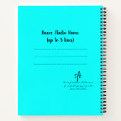 フルコンテンプブライトシアン ノートブック (裏面)