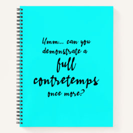 フルコンテンプブライトシアン ノートブック