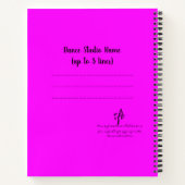 フルコンテンプマゼンタ ノートブック (裏面)