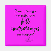 フルコンテンプマゼンタ マグネット (正面)