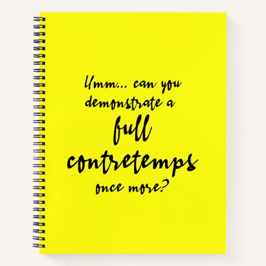 フルコントレテンプマイヤーレモン ノートブック (正面)