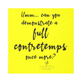 フルコントレテンプマイヤーレモン メタルプリント