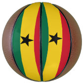 フルサイズのバスケットボールとガーナ国旗 バスケットボール (縦)