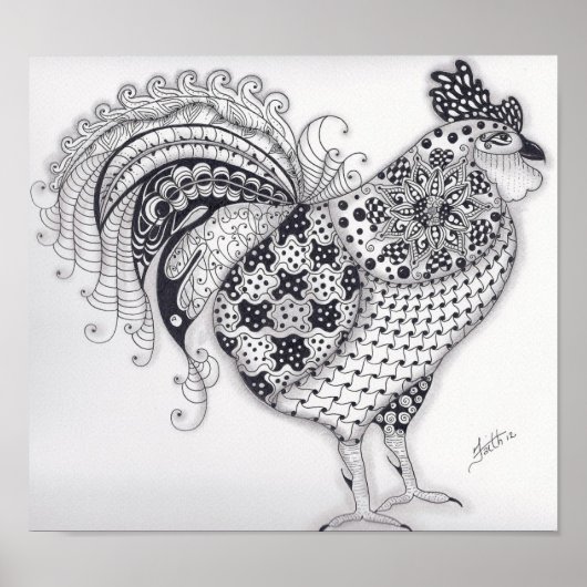 フルサイズオンドリ ポスター (正面)