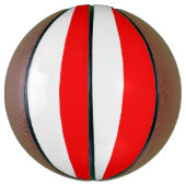 フルサイズバスケットボールとインドネシア国旗 バスケットボール (縦)