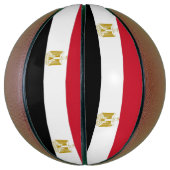 フルサイズバスケットボールとエジプト国旗 バスケットボール (縦)