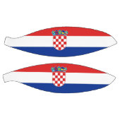 フルサイズバスケットボールとクロアチア国旗 バスケットボール (パネル)
