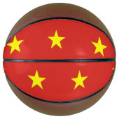 フルサイズバスケットボールとベトナム国旗 バスケットボール (正面)